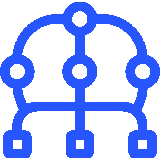 hierarchical-structure_559720-blue